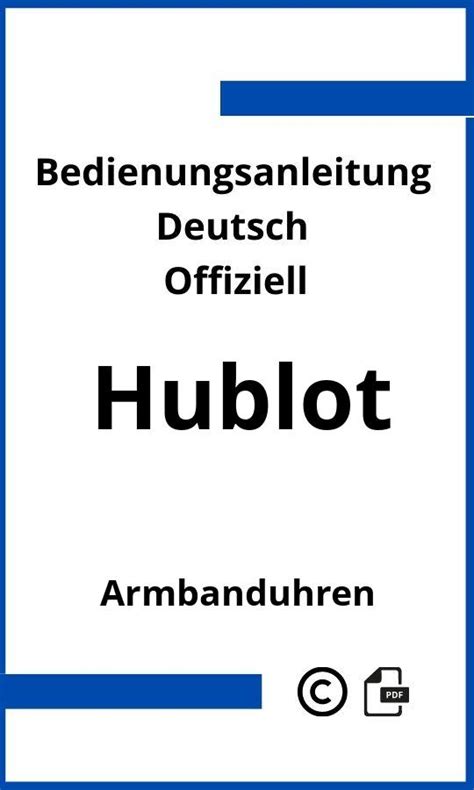 hublot in Deutsch 